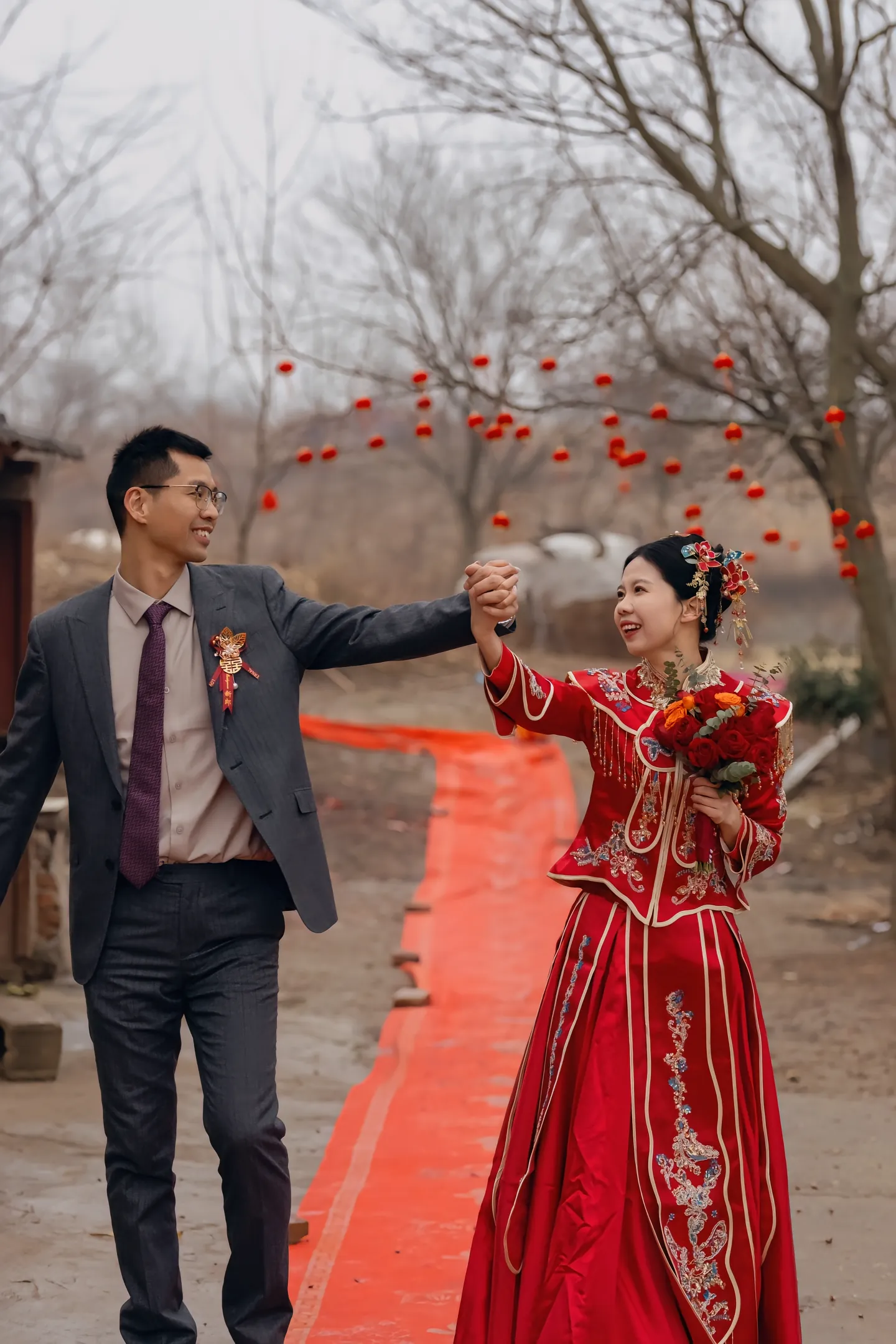 不一样的农村接亲婚礼,这种烟火气息