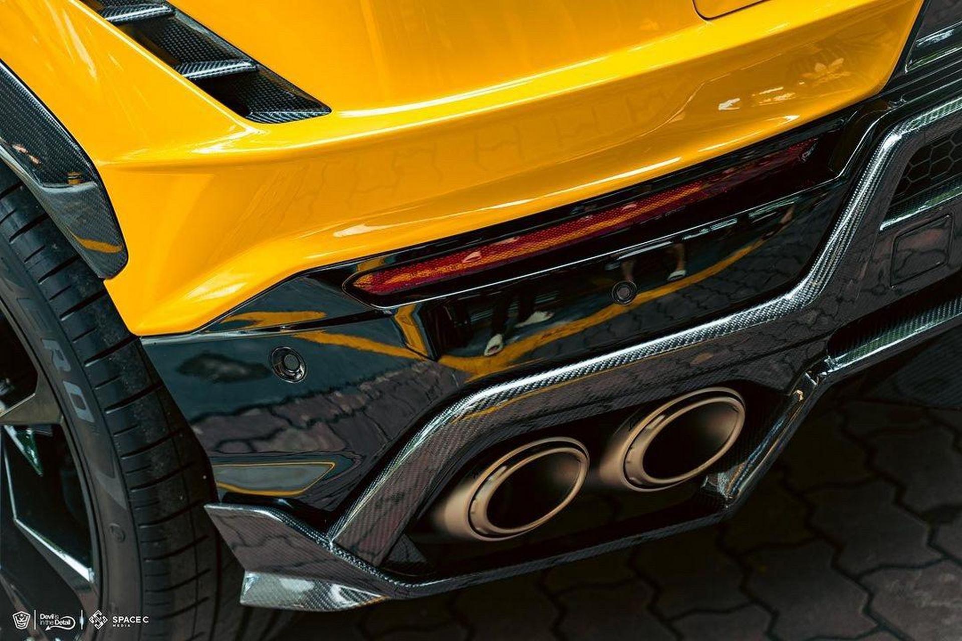 兰博基尼urus改装topcar干碳套件.