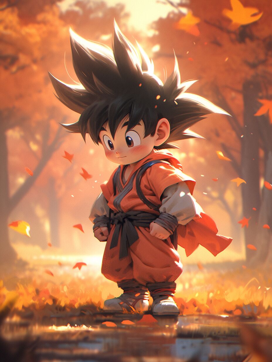 q版龙珠,修行的悟空