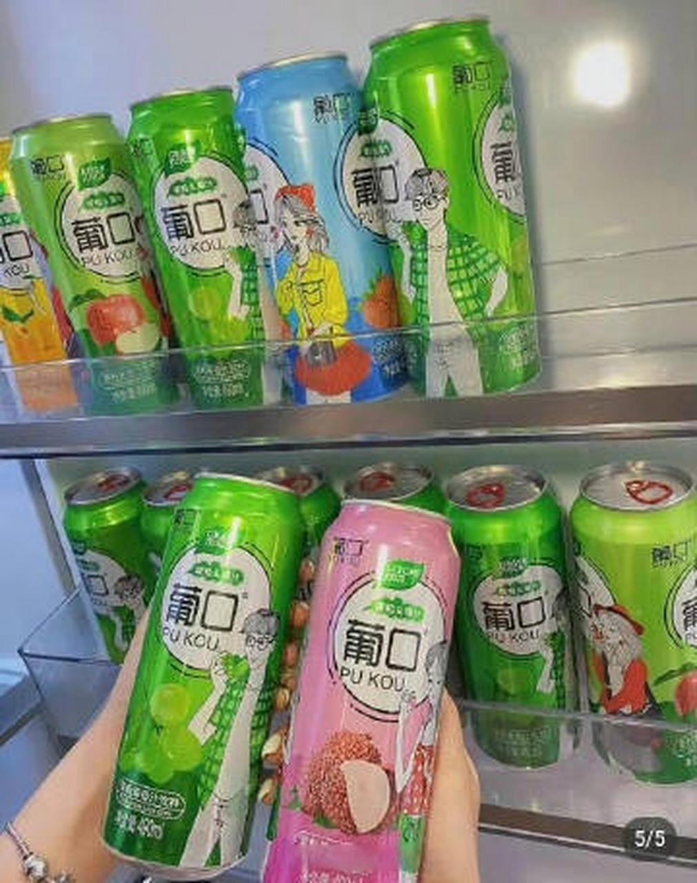 葡口 果肉果汁飲料490ml*6罐 23.