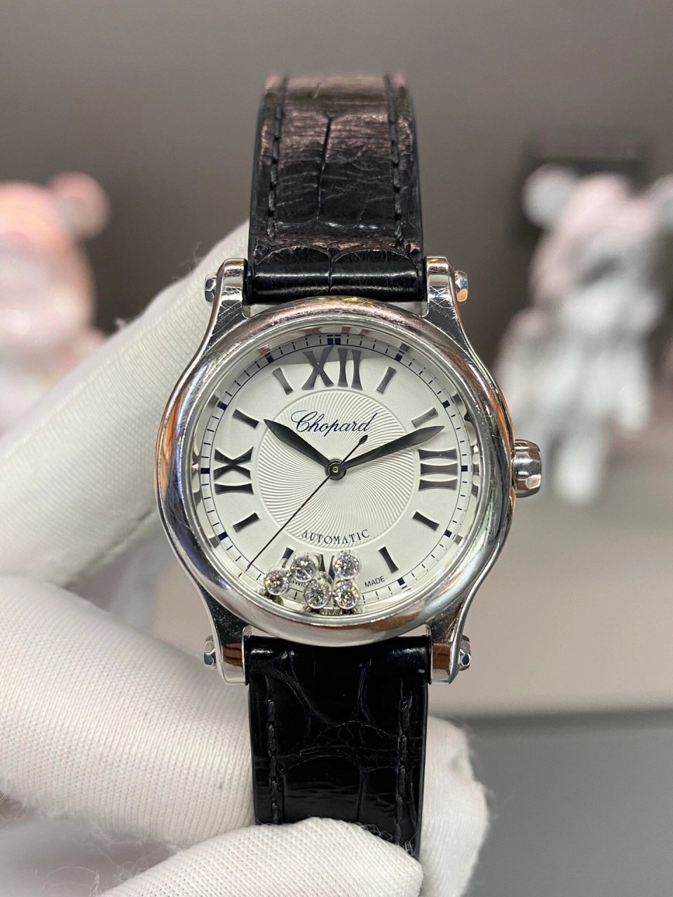 萧邦happy diamond快乐钻石腕表09 快乐钻石 happy diamonds系列