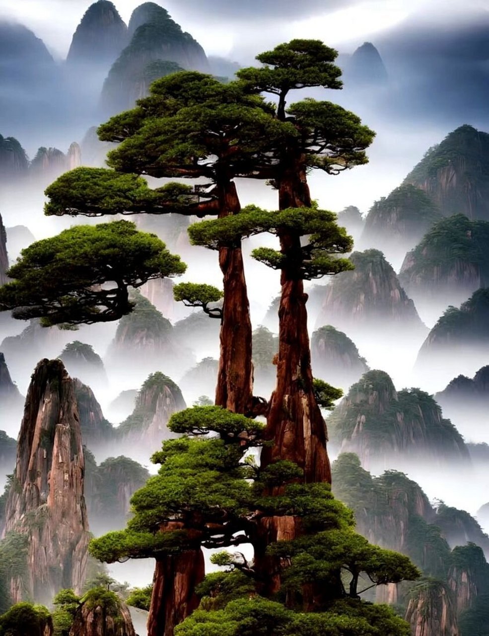 美图欣赏——黄山不老松 黄山不老松,是一座永恒之美的象征.