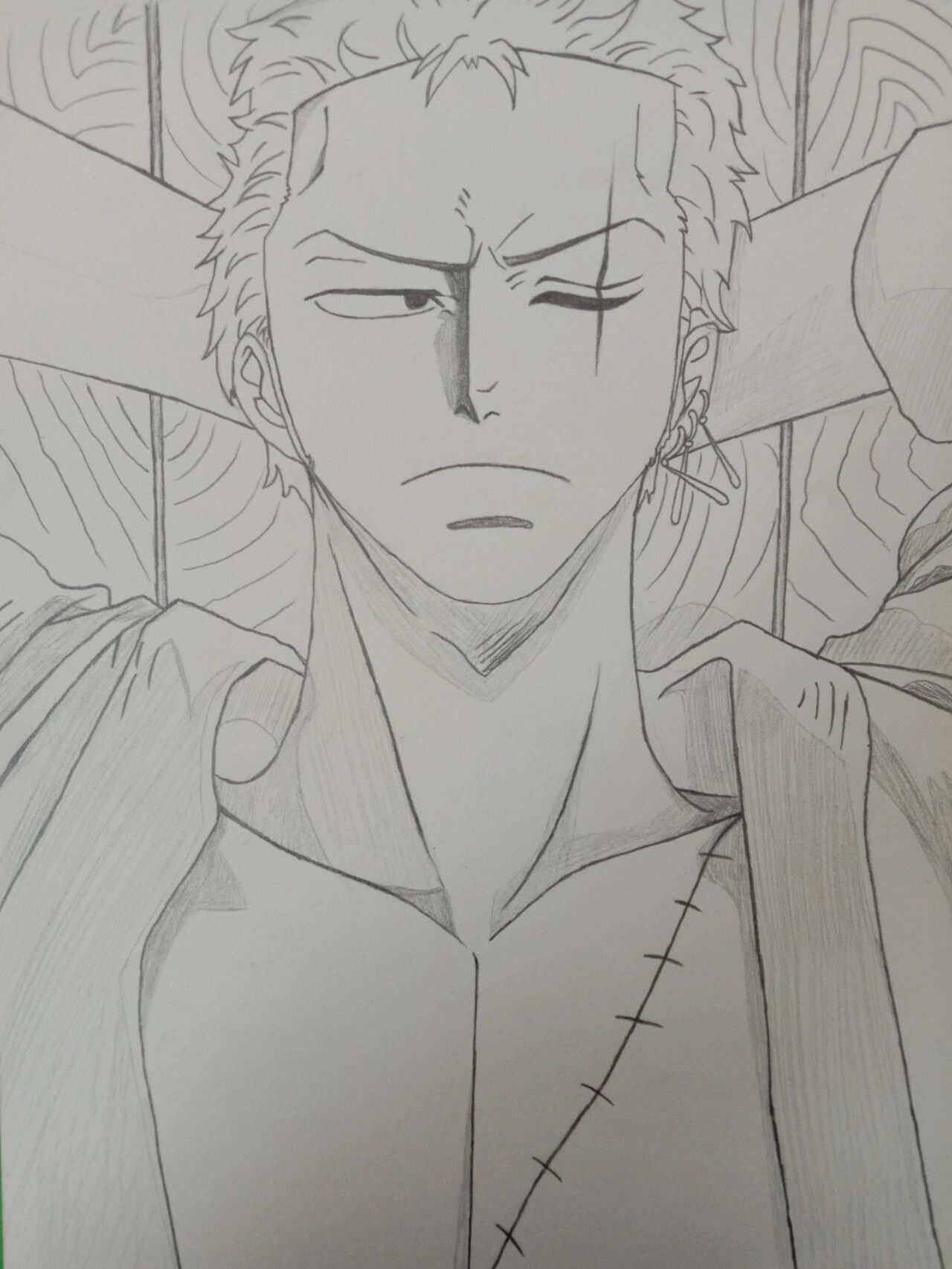 素描动漫——索隆