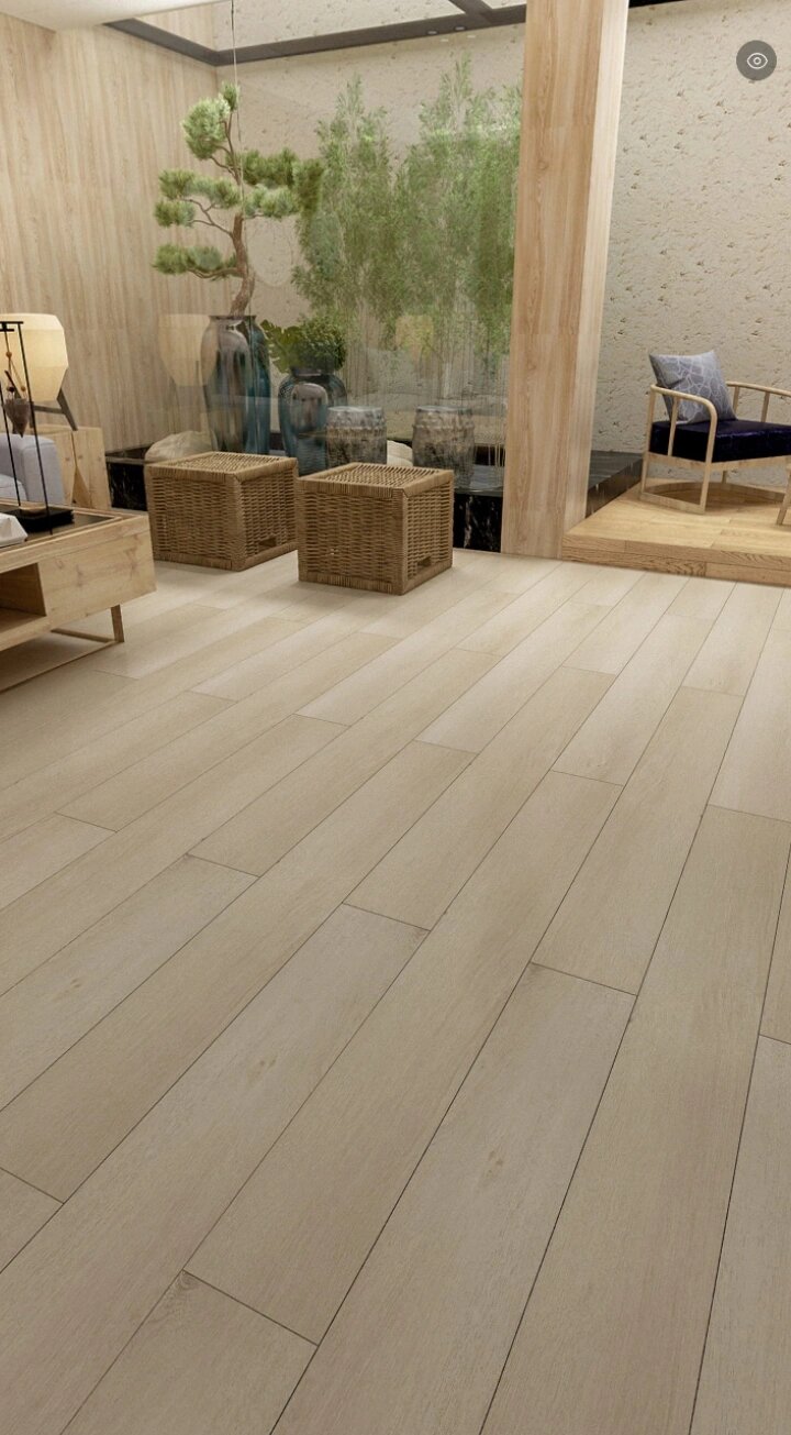 带你认识石晶地板 石晶地板是介于陶瓷和木地板之间的新型环保家居