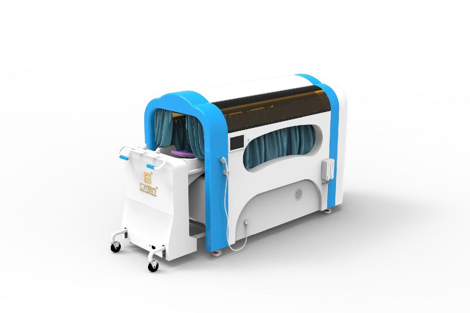 全自动洗澡机 1适用人群:适用于全瘫,半失能人等.