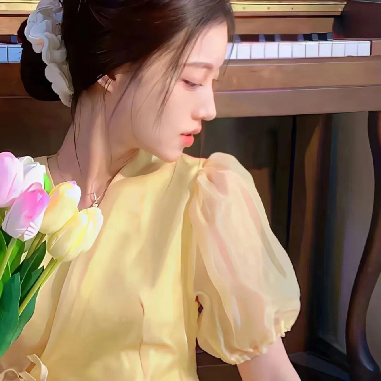 女头像ins冷淡风女生森系ins仙气简单干净气 .若瑶