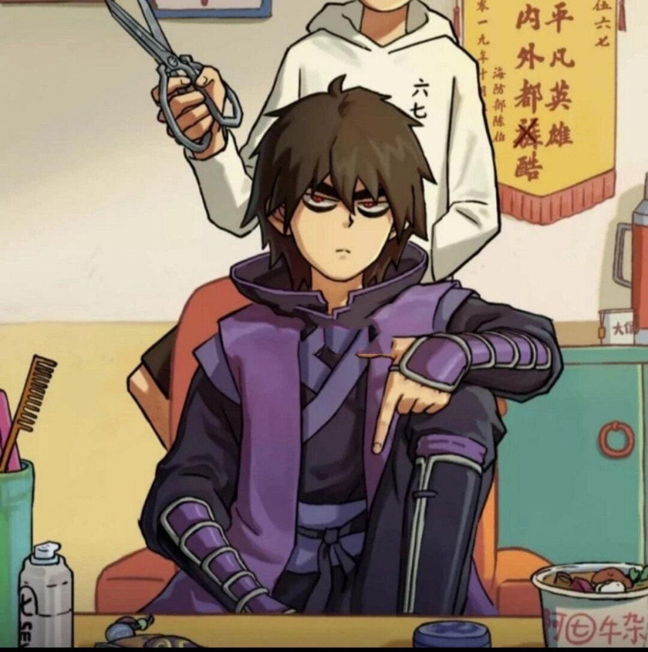 伍六七与柒的相识3(不喜勿喷) 伍六七/柒/梅花十三:"作者给我写!