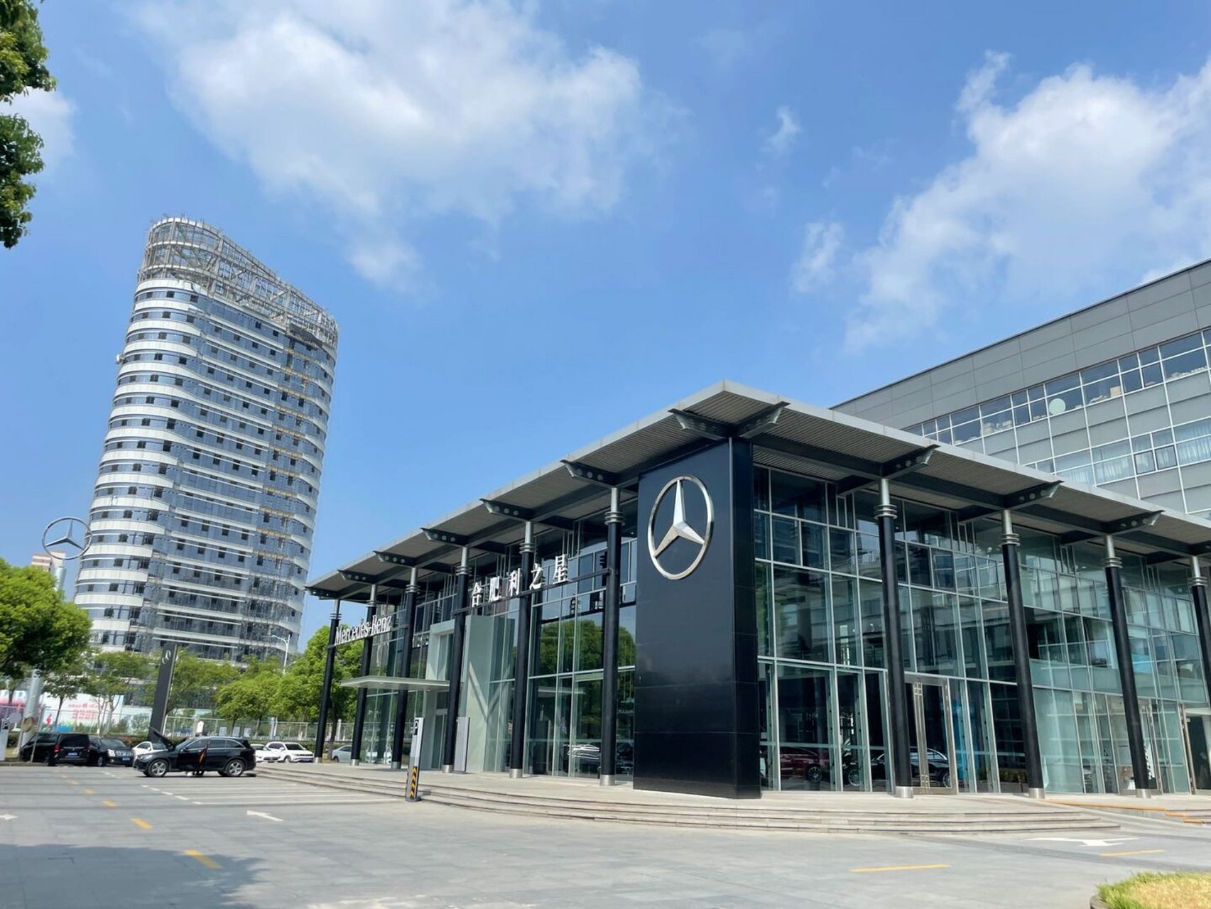 合肥奔驰交车布置/合肥同城气球 #奔驰交车仪式气球布置# #同城热门