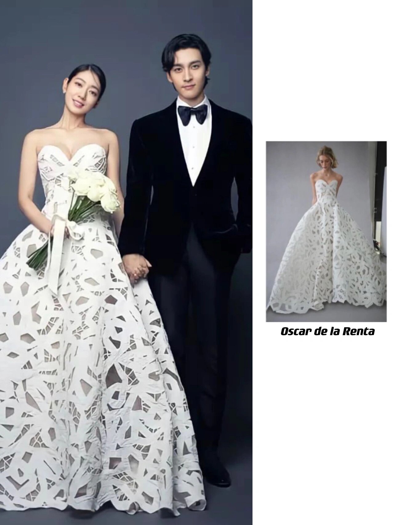 朴信惠崔泰俊今日结婚 | 四套婚纱仙气十足