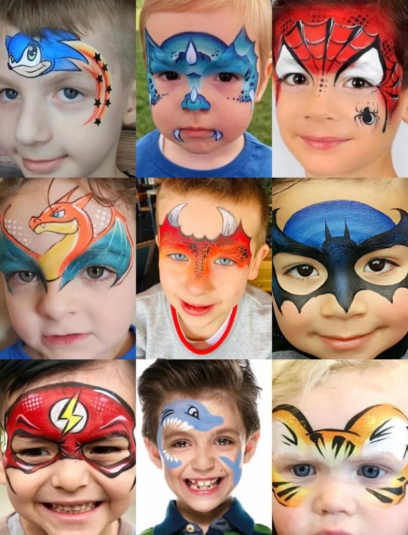 高清儿童脸绘图,喜欢的姐妹快快点赞收藏咯