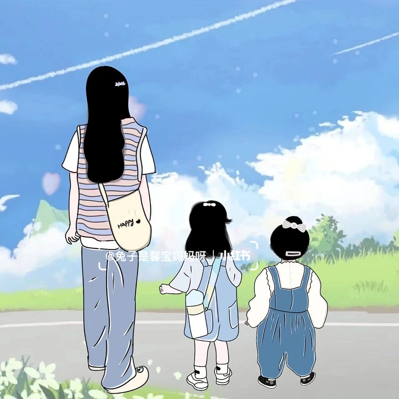 宝妈带娃 两姐妹93亲子头像