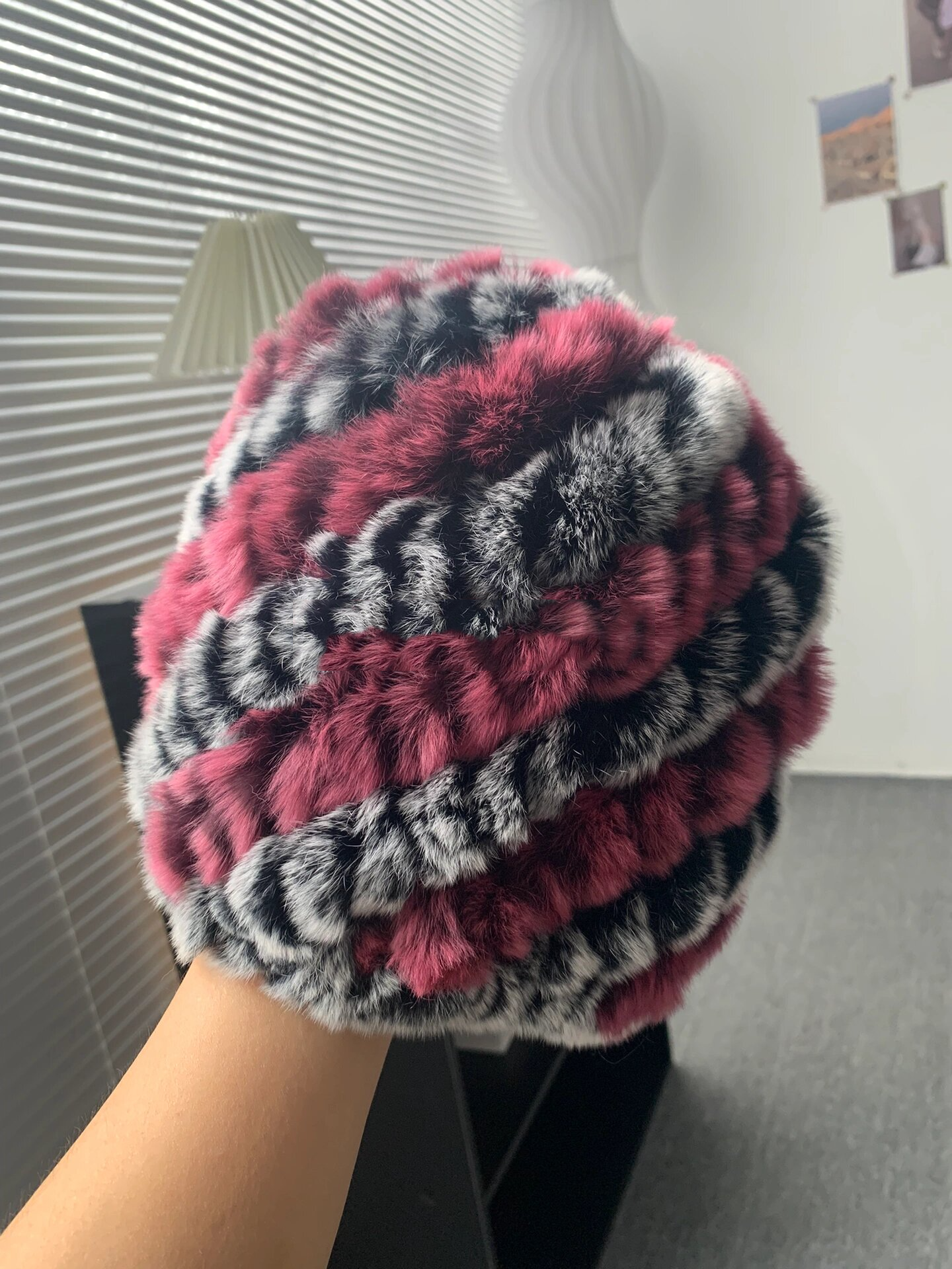 海宁皮革城 送妈妈送婆婆獭兔毛帽子 这么有质感的皮草帽子9050就能