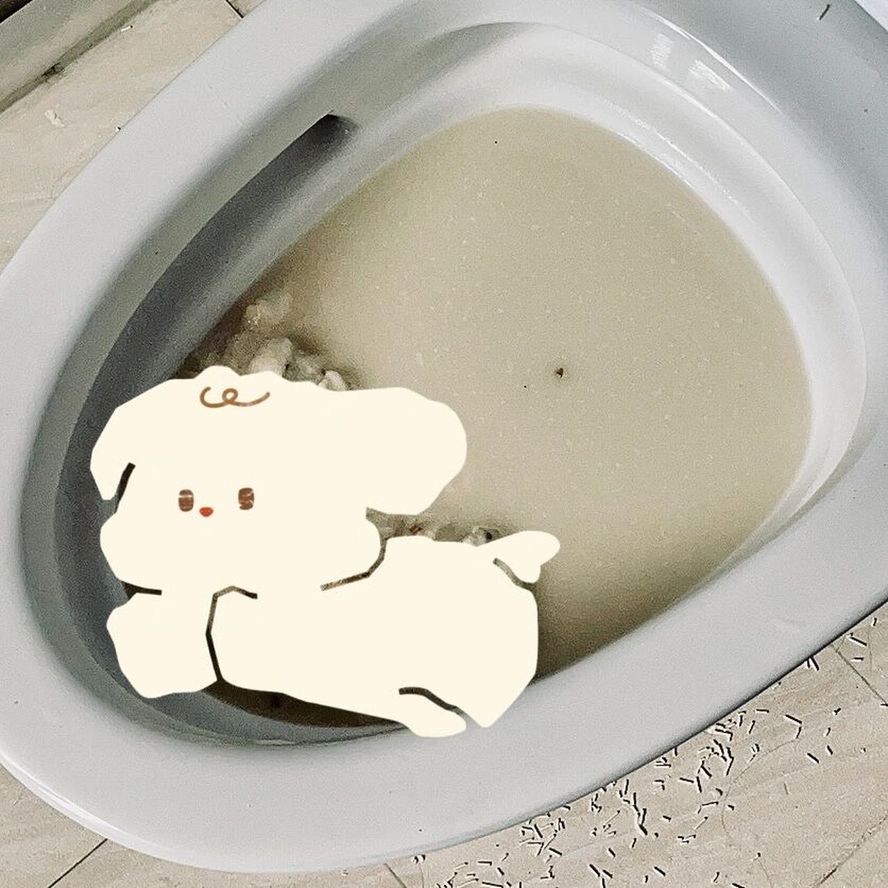 「猫砂堵厕所05」被大量猫砂堵的厕所怎么通 因为猫砂里面还有猫咪