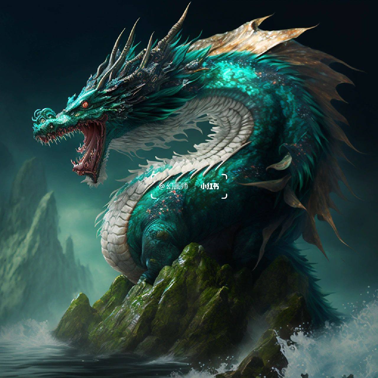 山海经上古神兽-青龙