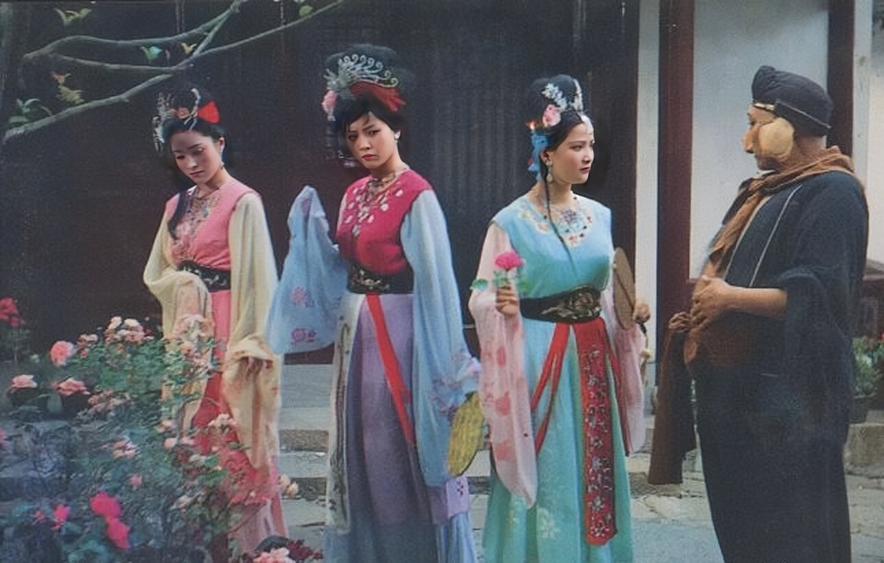 86版《西游记》真真,爱爱,怜怜78 真真——沈慧芬 爱爱——杨凤一