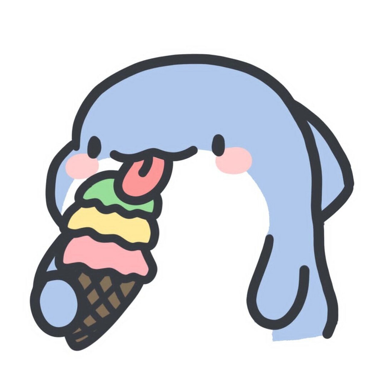 可爱肥肥鲨夏日头像 温柔只给意中人