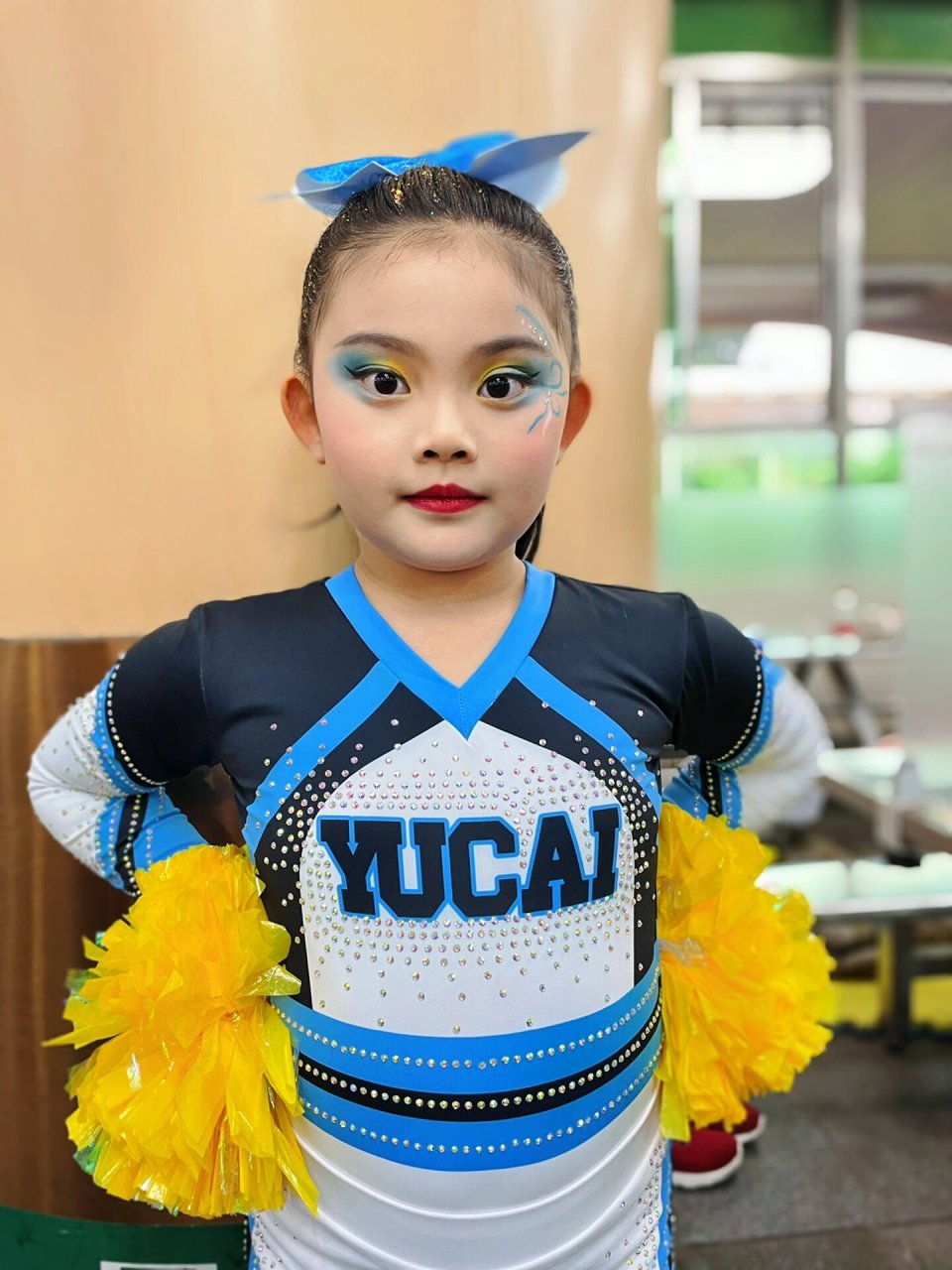 儿童拉拉队啦啦操妆造～彩绘儿童表演妆 再次有幸参与