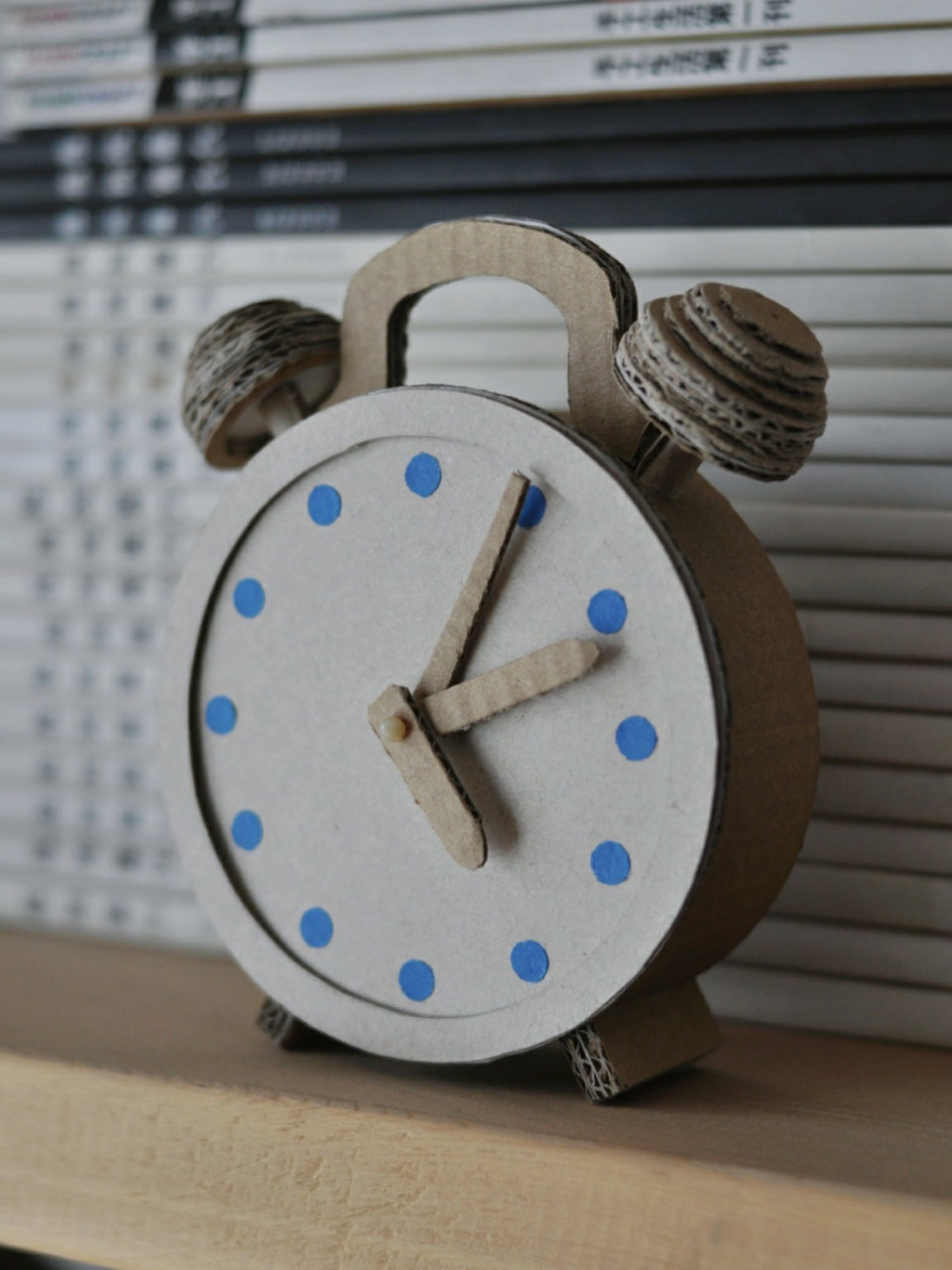 时光啊时光|手工钟表 舍不得交老师的作业 小学生的假期作业,却实在舍