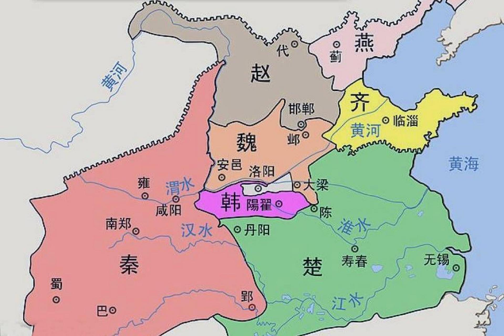战国七雄之-魏国 公元前403年-公元前225年 魏国都城:安邑(今山西省