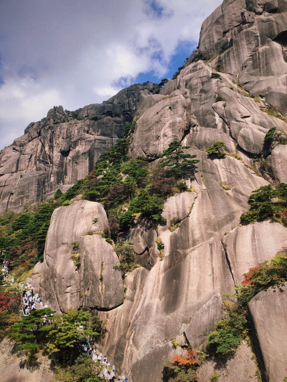 黄山奇石一览众山小 天下第一 黄山 奇石