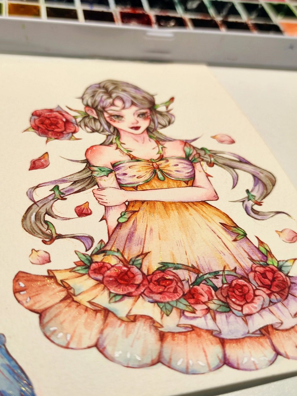 植物拟人|玫瑰 赶着521送你一"只"小玫瑰95 别看我长得可爱,我可是