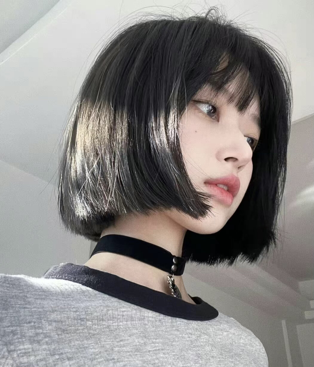 女生短发 学生头 超级纯欲的学生头 不烫不染 也可以很高级今日发型