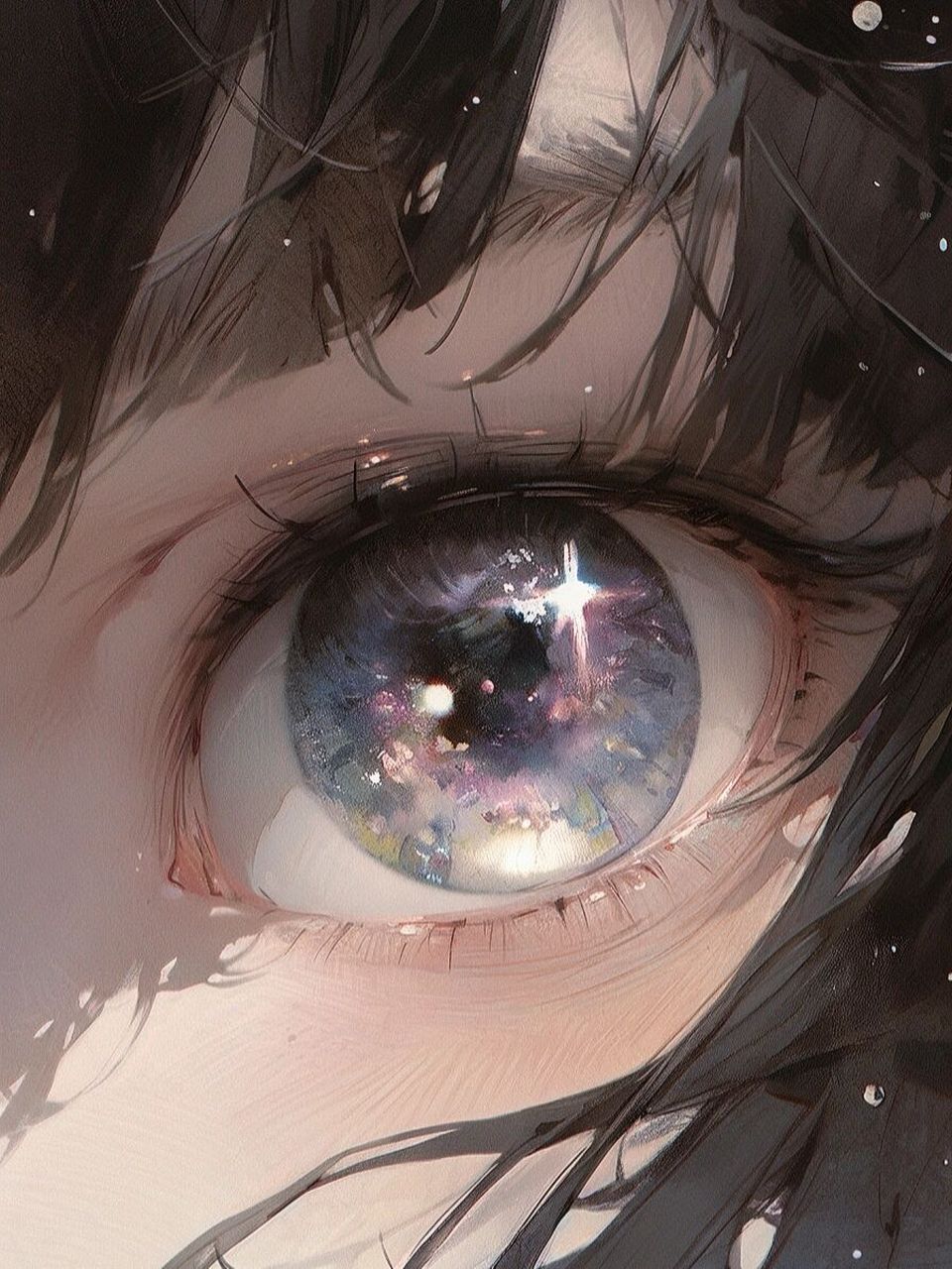 星辰眼眸 厚涂灵感参考