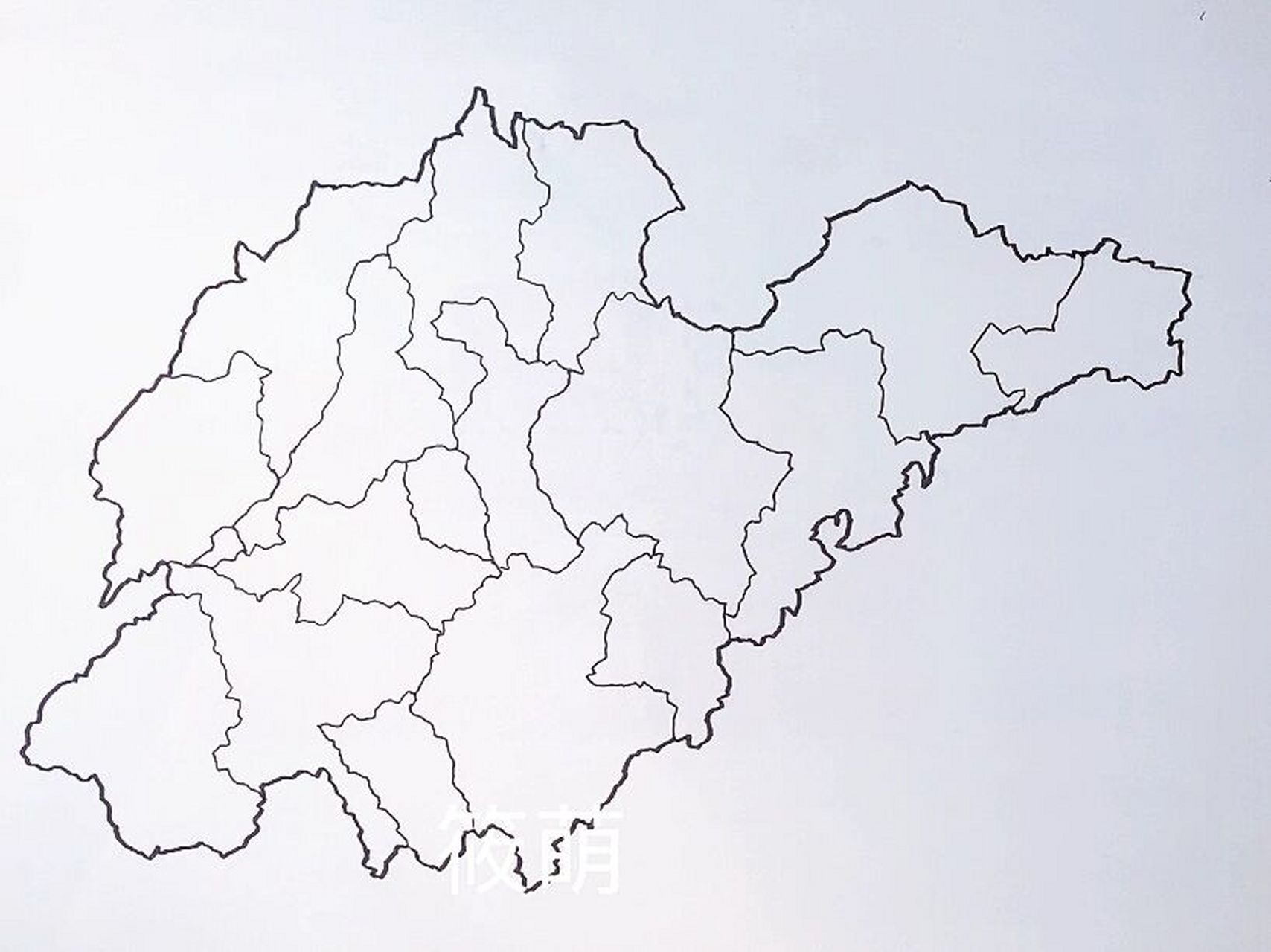 山东省地图