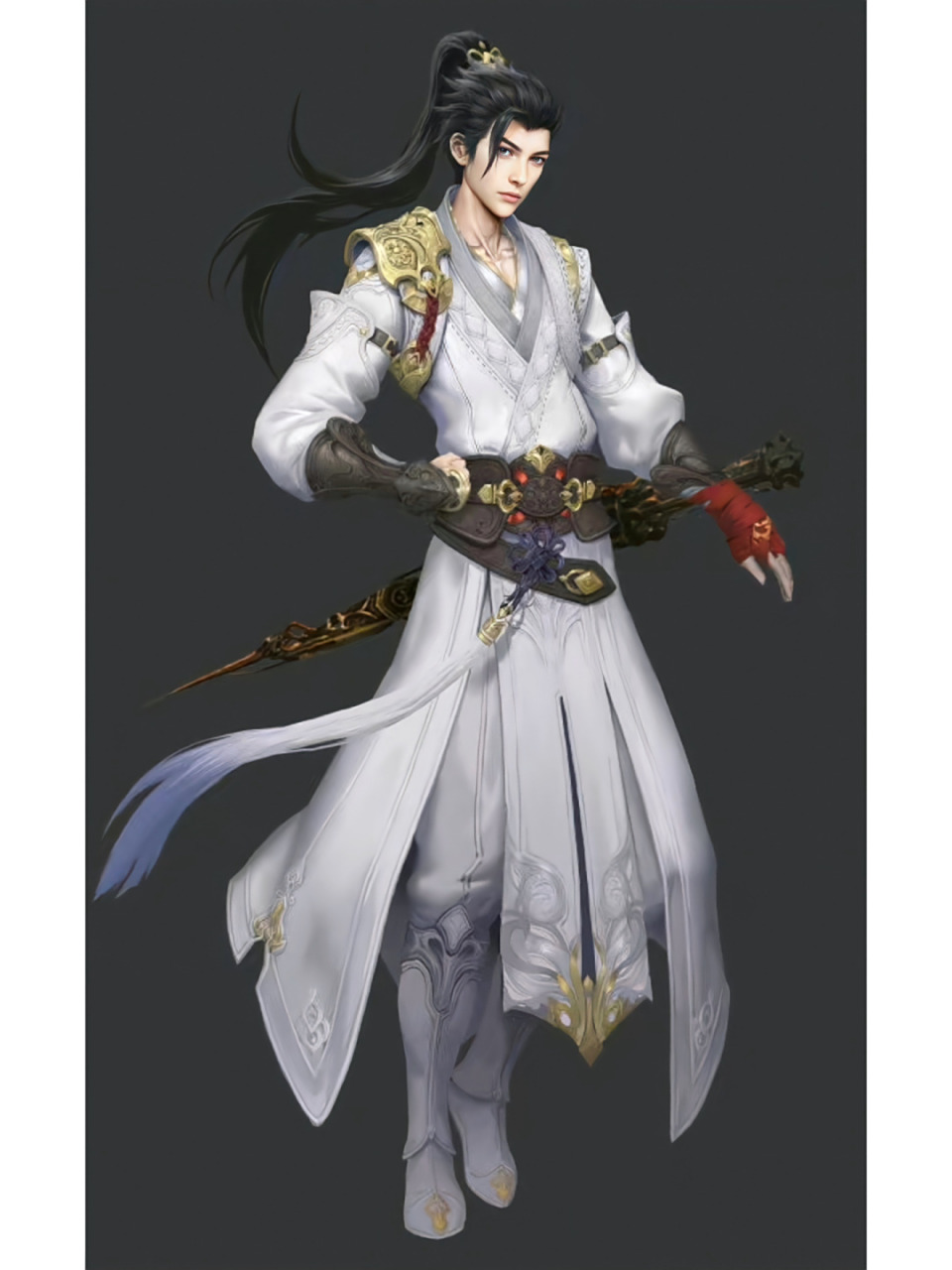 石昊人物的原画与建模 石昊人物的原画与建模,哪个更好看?