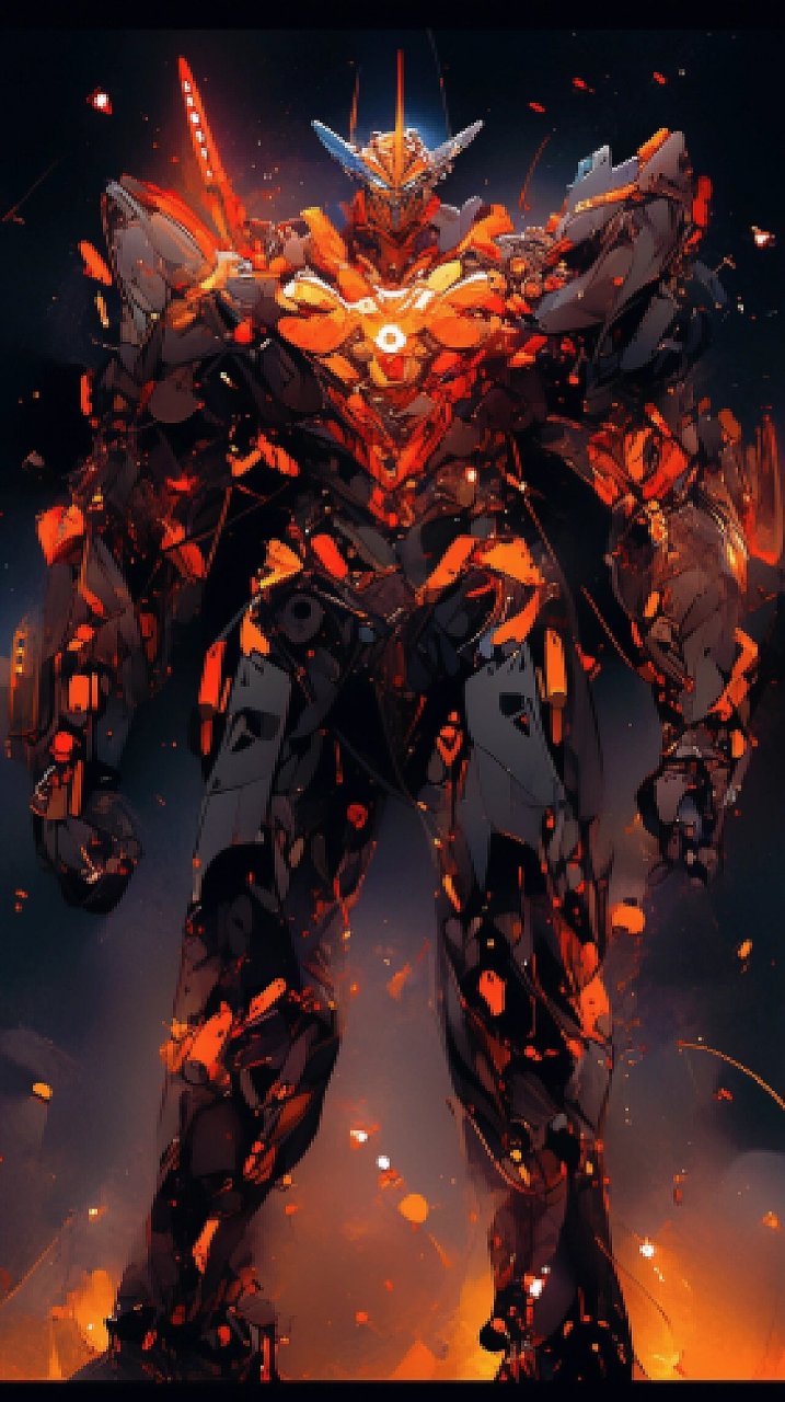 炫酷的机甲壁纸来咯! #我是高达控# #高达# #模型# #变形金刚