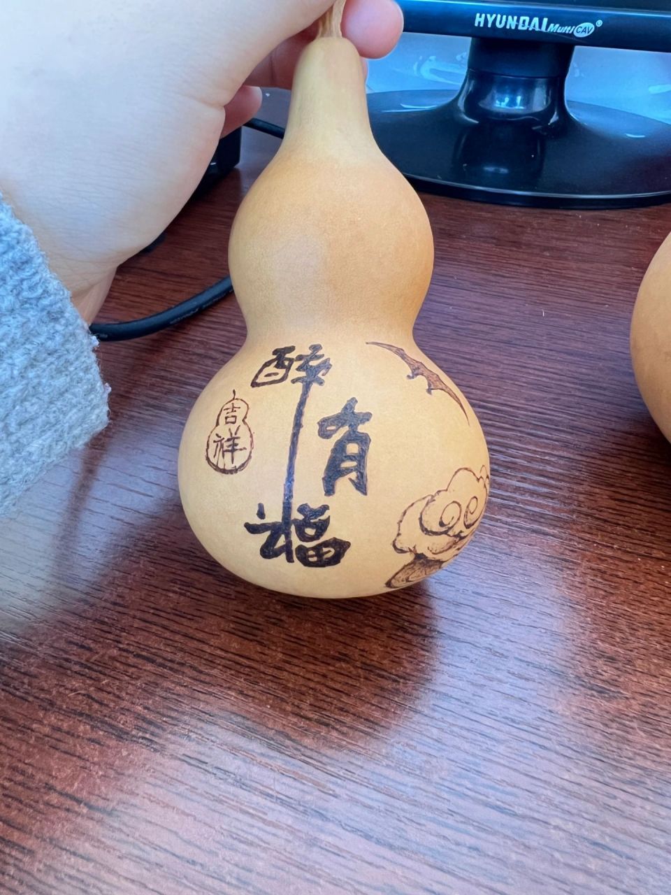 葫芦烙画 第一次尝试葫芦烙画,图案都是参照别的博主的作品.