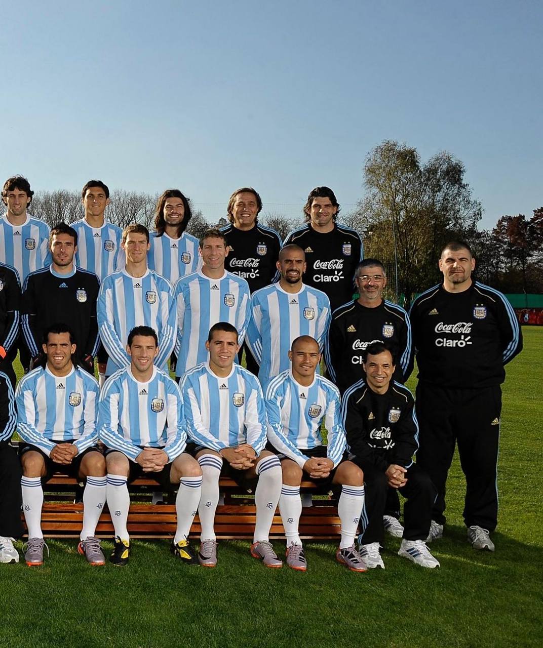 阿根廷队2010年世界杯全家福9693#足球新闻##梅西##足球