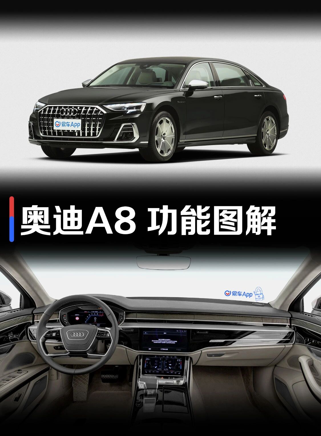 多图看懂奥迪a8功能操作