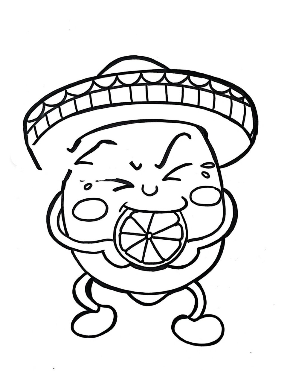 主要以酸甜苦辣这四种味道结合对应的主体形象,进行绘画创作