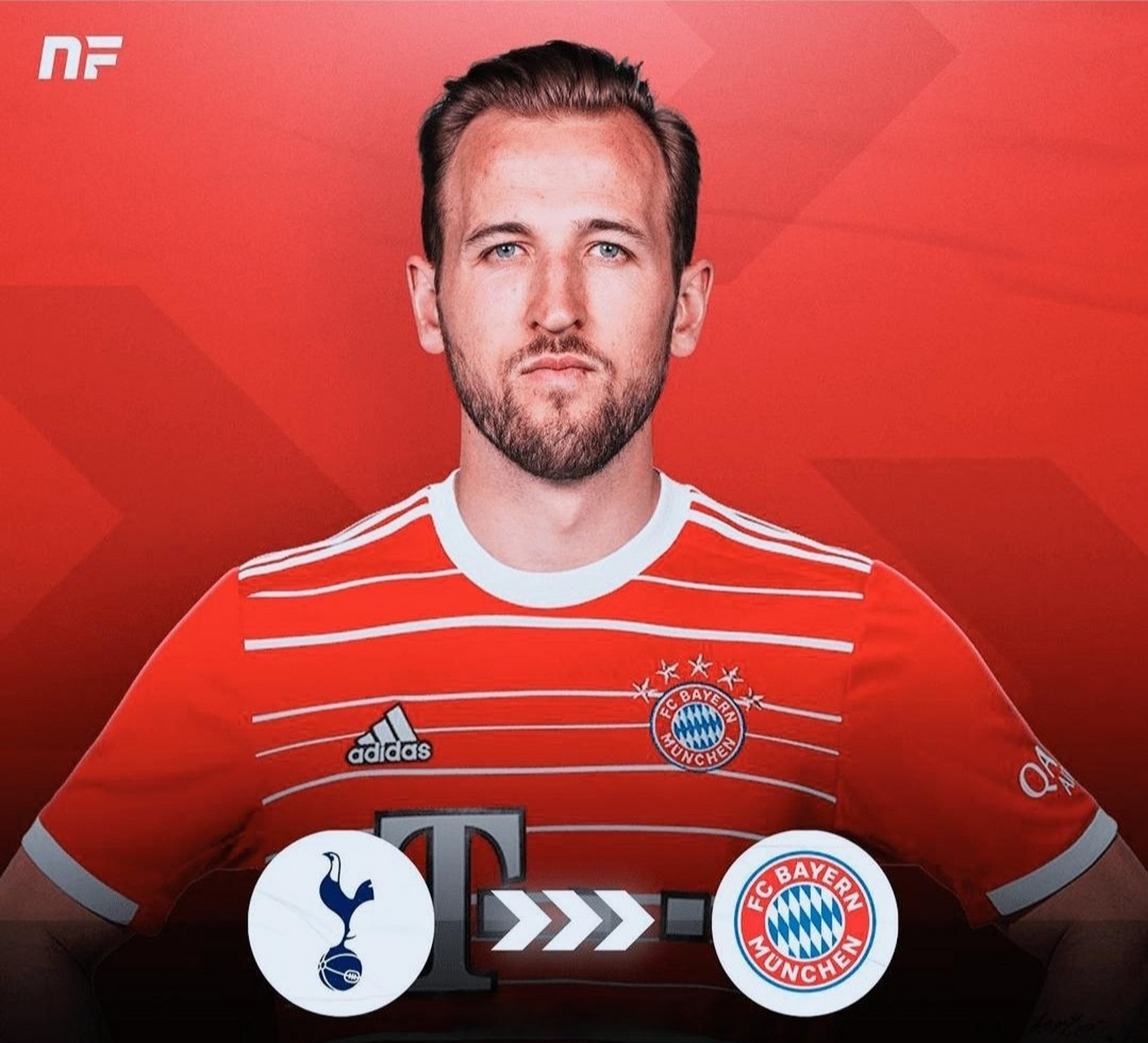 穷追不舍,再加1000万,拜仁对凯恩的报价已接近市场身价 来自德国天空