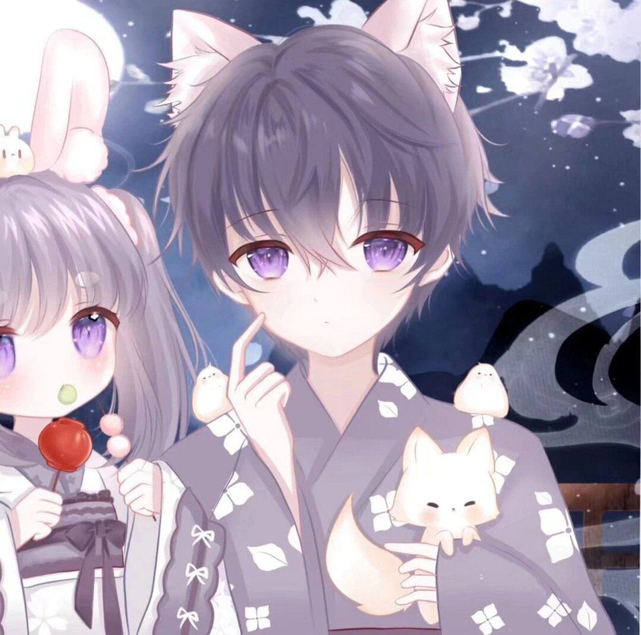 可爱二次元情头 分享几组超甜的二次元情头,因为画风是我喜欢的类型