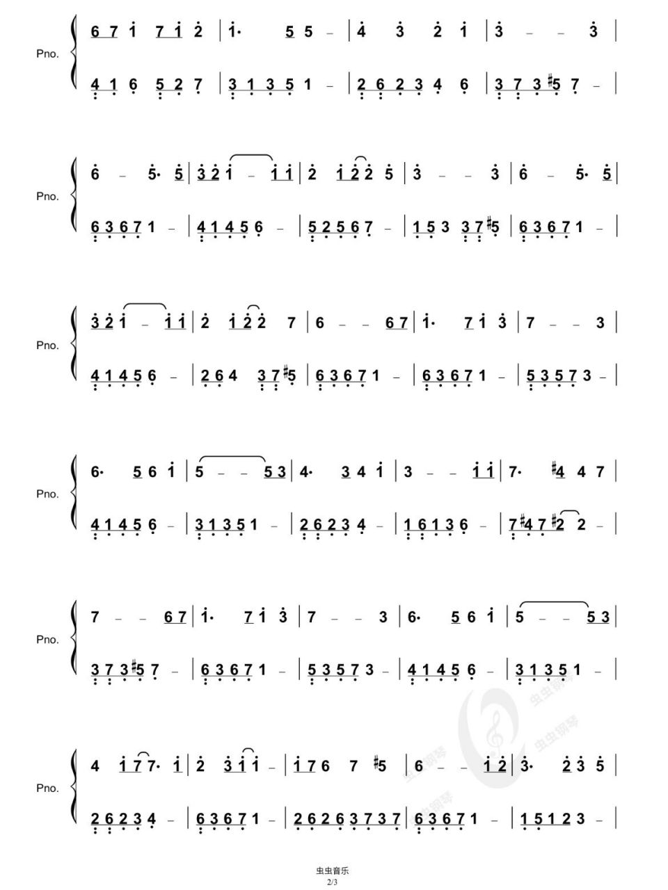 钢琴谱-《天空之城》 完整版 适合初学者易上手 内含简谱,主页有弹奏