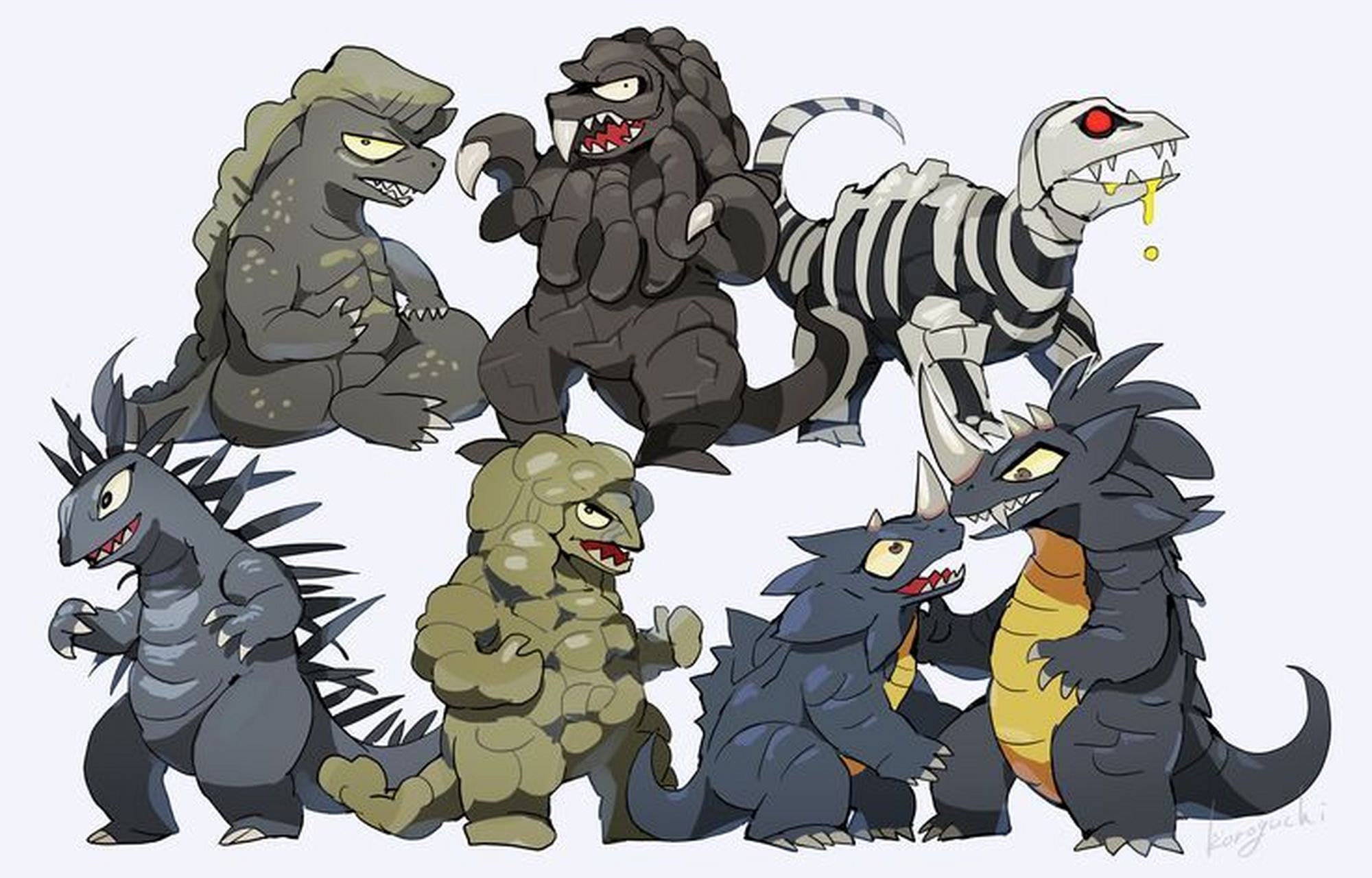 奥特曼q版可爱大怪兽合集~ 02 02 02 广州今天太冷了 看看哪只