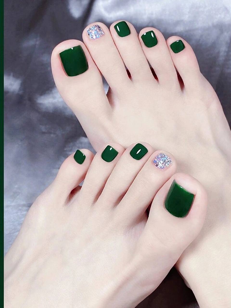 纯色干净高级美甲脚指甲油 脚趾夏天显白免烤持久快干 2022年新色