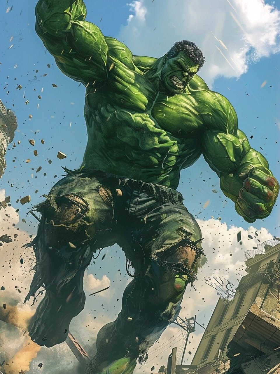 手机壁纸# #iphone壁纸# #二次元# #漫威超级英雄# #绿巨人# #绿巨 