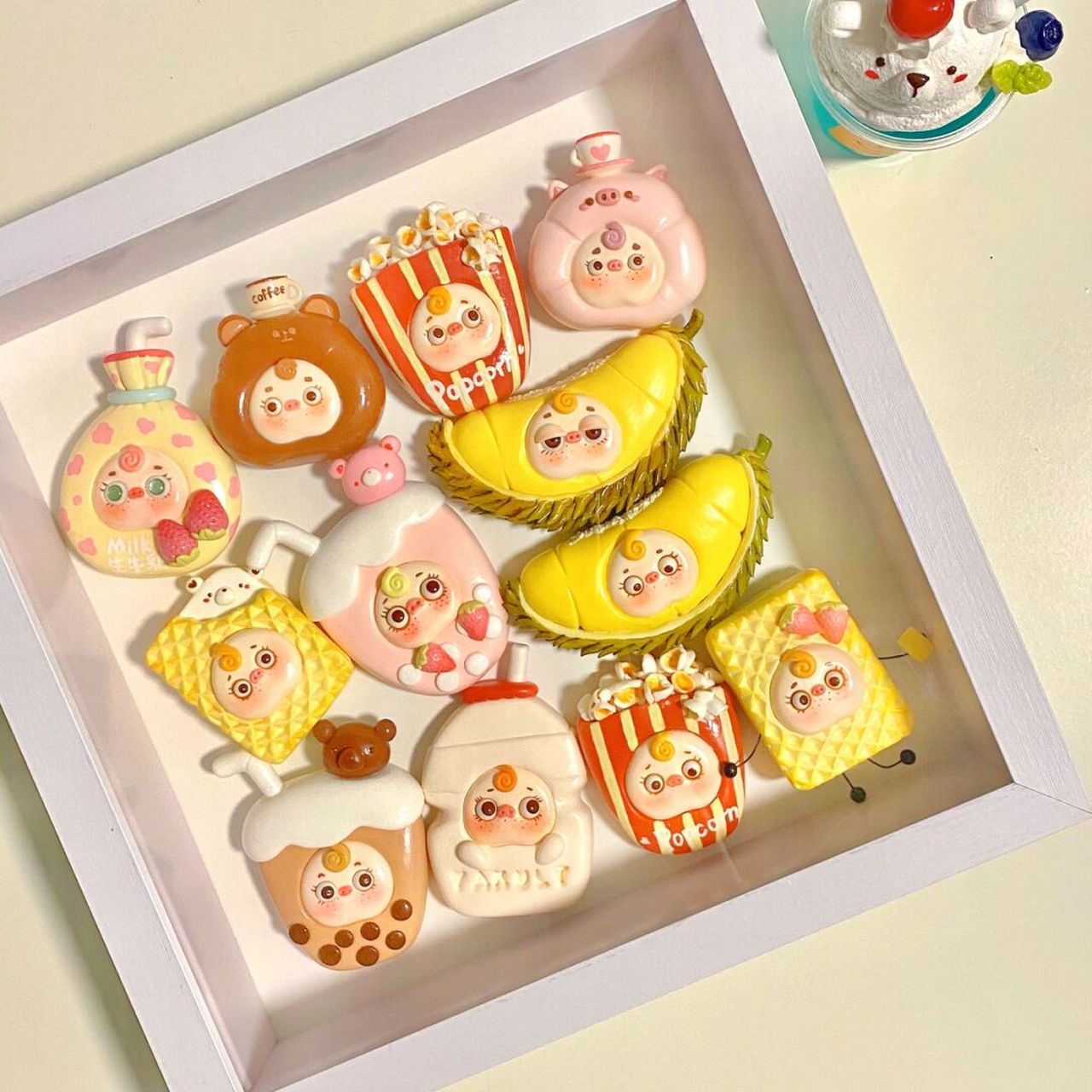 99juju大集合的粘土装饰画 太绝了! #超轻粘土