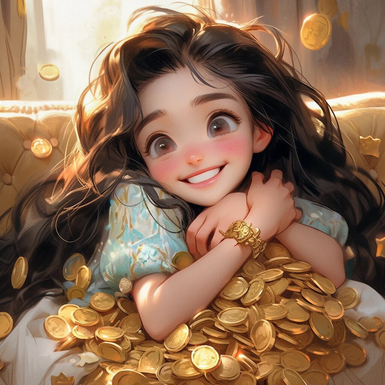 招财头像/你要暴富呀90 #当我换了新头像# #好看头像# #微信头像