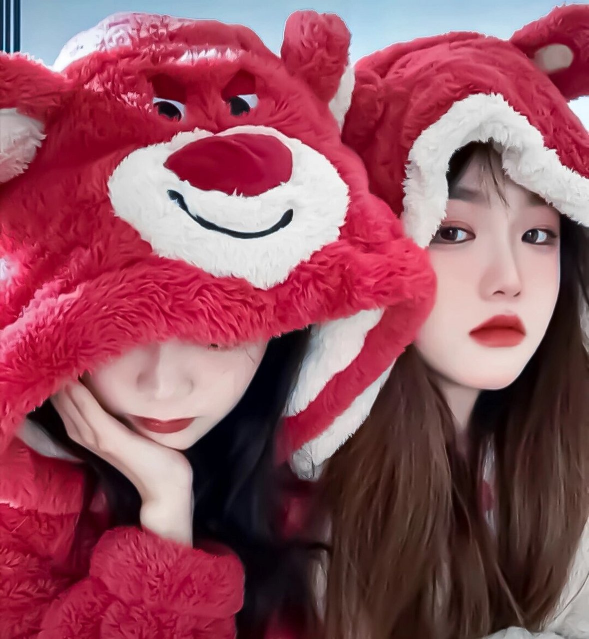 闺蜜头像真人纯欲ins风自调