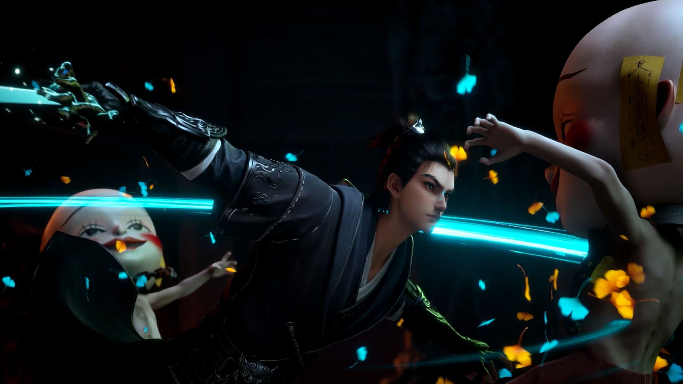 沧元图动画# 第15集精彩壁纸奉上~ 水摇落影 天