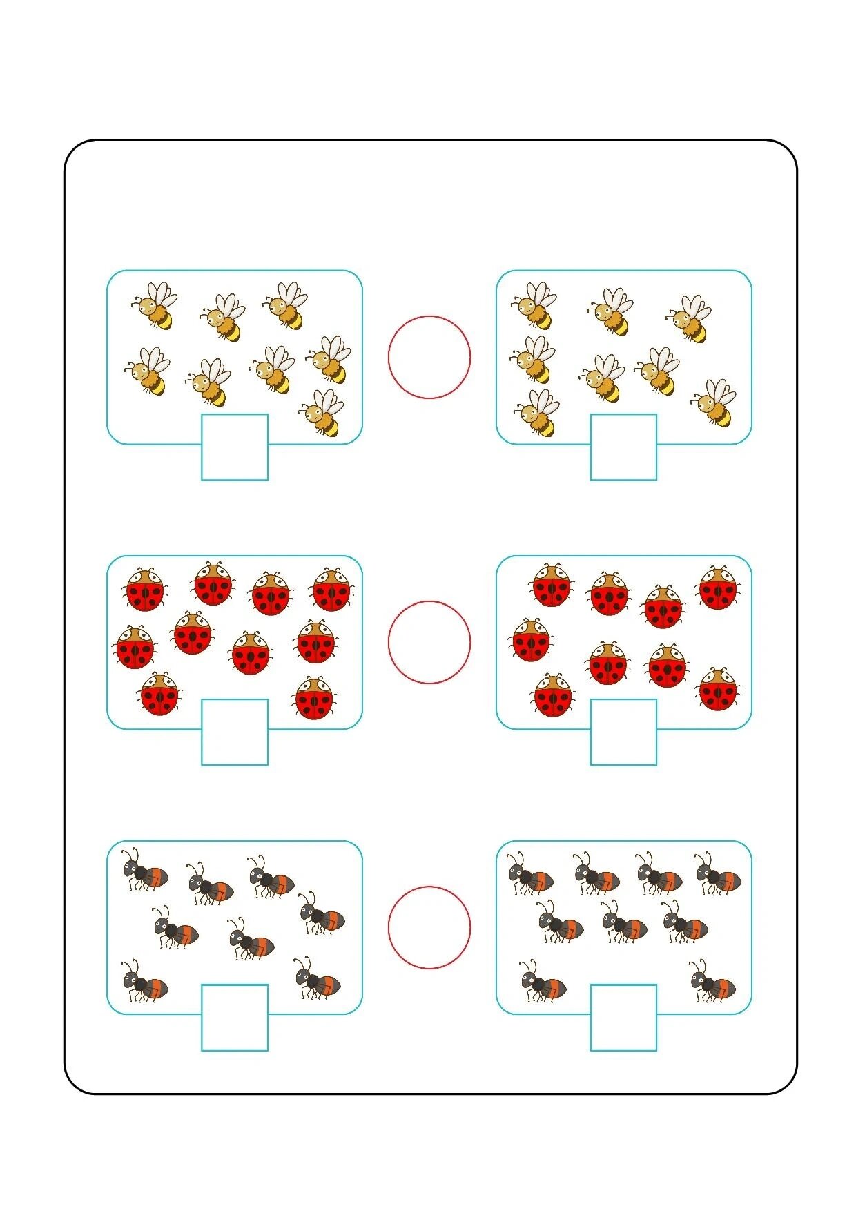 10以内数的大小比较97数字启蒙 10以内数的比较大小,学会数量和比较