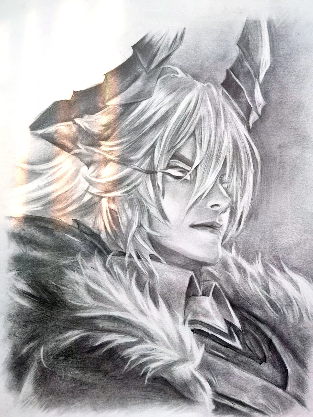 王者荣耀素描合集,大乔,孙尚香,李信元歌