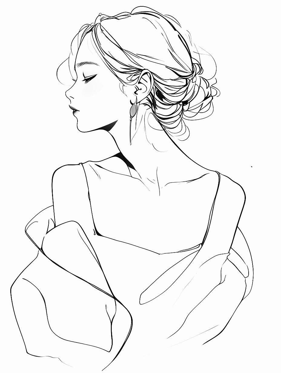 优美的线条·优雅的女孩