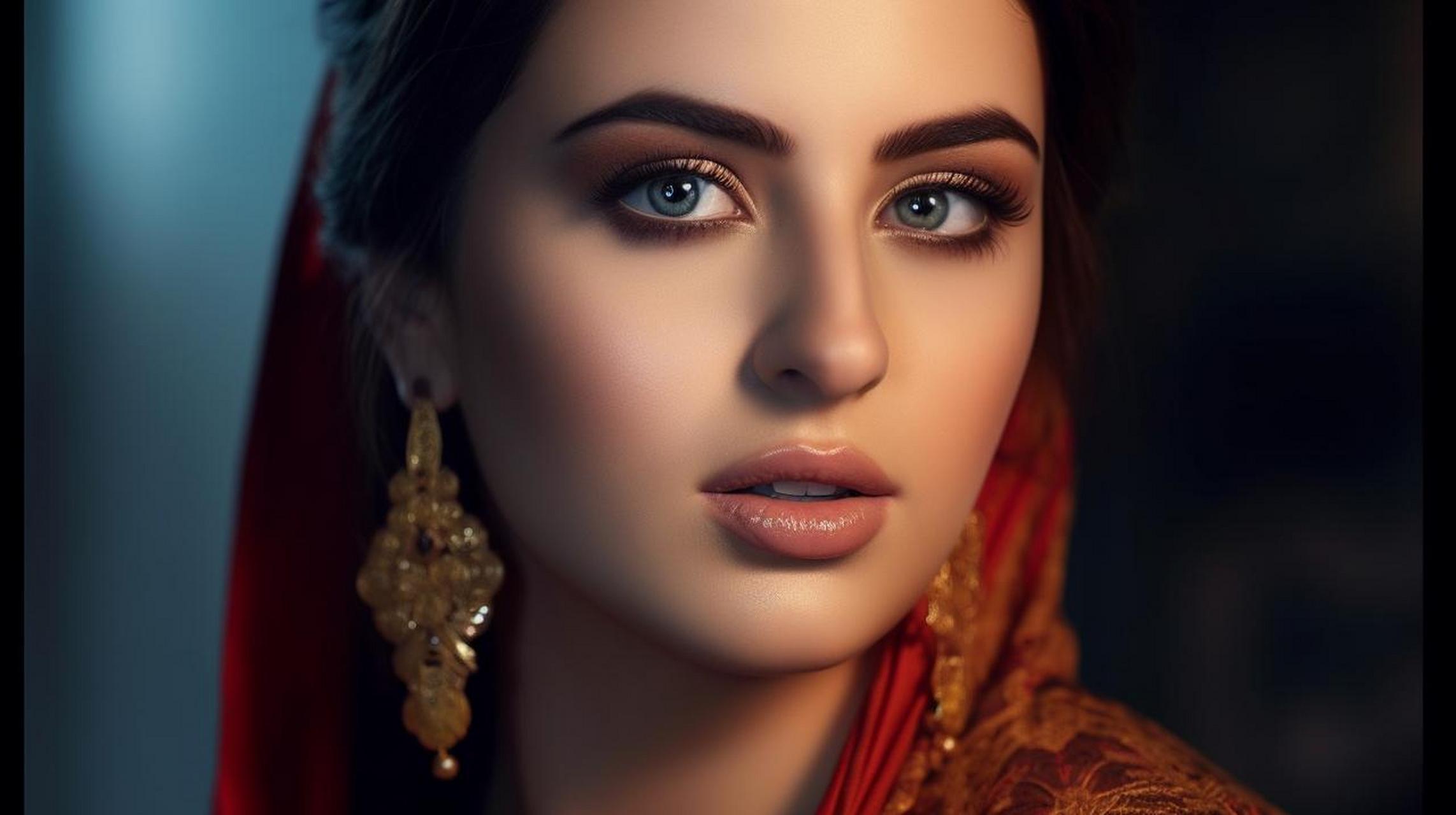 midjourney眼中的伊拉克美女.madjourney