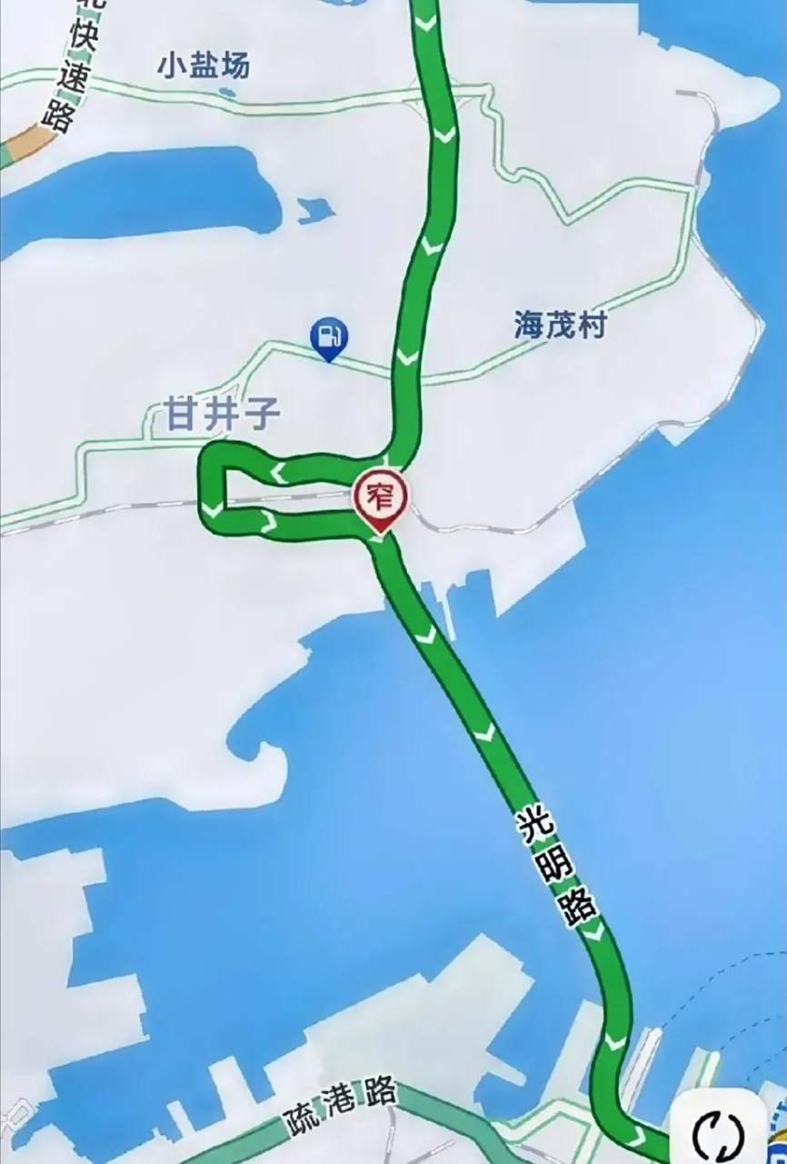 发现一个问题,大连湾海底隧道和大连渤海大道有异曲同工之处.