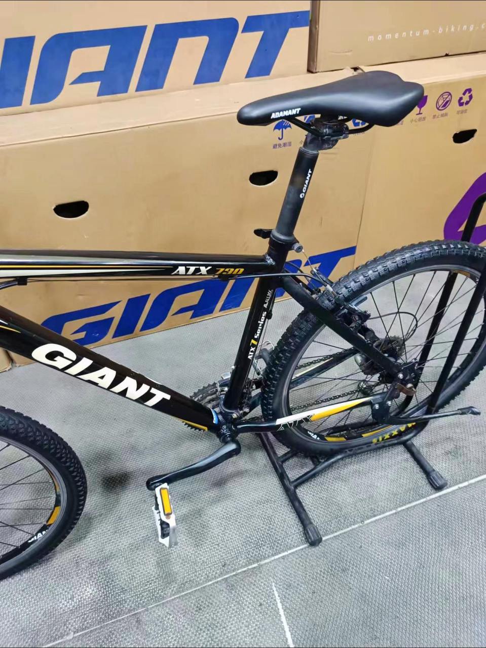 捷安特atx730.24速,m车架